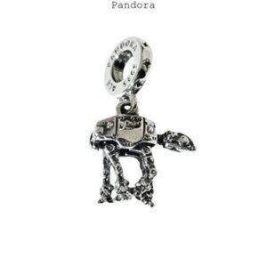 Pandora Star Wars 925 Sterling Silver At-AT Walker Robot Bracelet Pendant Charm
